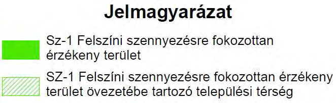 Felszíni szennyezésre fokozottan érzékeny terület övezete 1. 2. 3. 4.