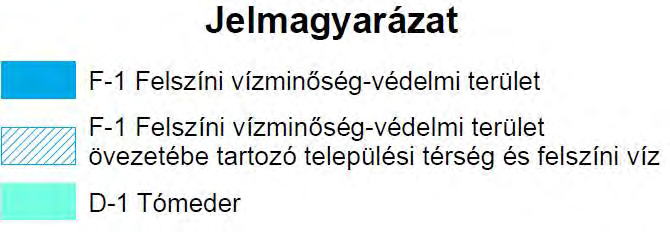 Felszíni vízminőség-védelmi terület 1. 2. 3. 4.