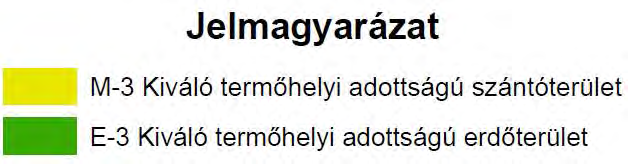 Kiváló termőhelyi adottságú szántóterület övezete, Kiváló termőhelyi adottságú erdőterület övezete 1. 2. 3.