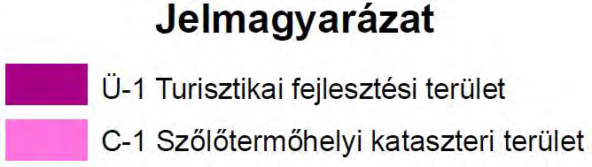 Turisztikai fejlesztési terület övezete, Szőlő termőhelyi kataszteri terület övezete 1. 2. 3. 4.