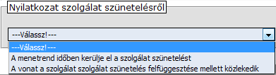 és útvonalából adódna, a rendszer újra számítja a minimálisan elvárt fék% értékeket, és az igénylésben a rendszer által kiszámított érték lesz megjelenítve.