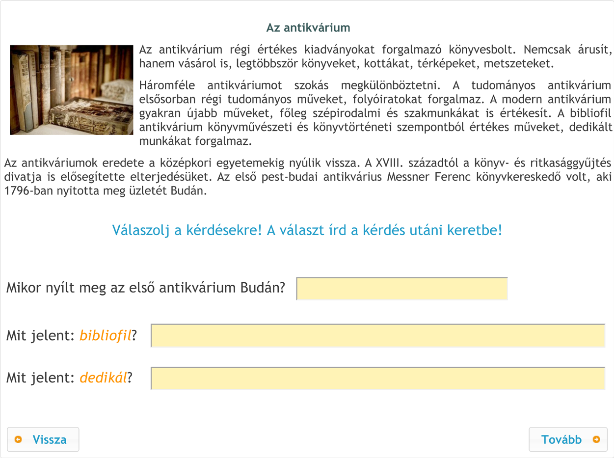 Hódi Ágnes, Adamikné Jászó Anna, Józsa Krisztián, Ostorics László és Zs. Sejtes Gyöngyi 3.9.1. A szövegértés fokozatainak mérése az 5 6.