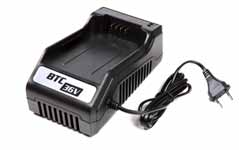 Akkumulátoros termékek Akkumulátor BA 2,6 Ah A BTC 36V akkumulátor töltővel együtt tökéletes párosítás akkumulátoros gépéhez.