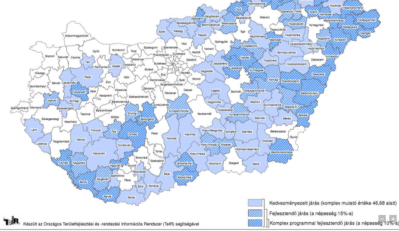 JÁRÁSI BESOROLÁSOK A 290/2014. (XI.26.) KORM.