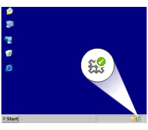 8.. fejezet A nyomtatás alapértelmezett beállításainak módosítása 1. Kattintson duplán a Windows tálca jobb oldalán található HP Digital Imaging Monitor ikonra.