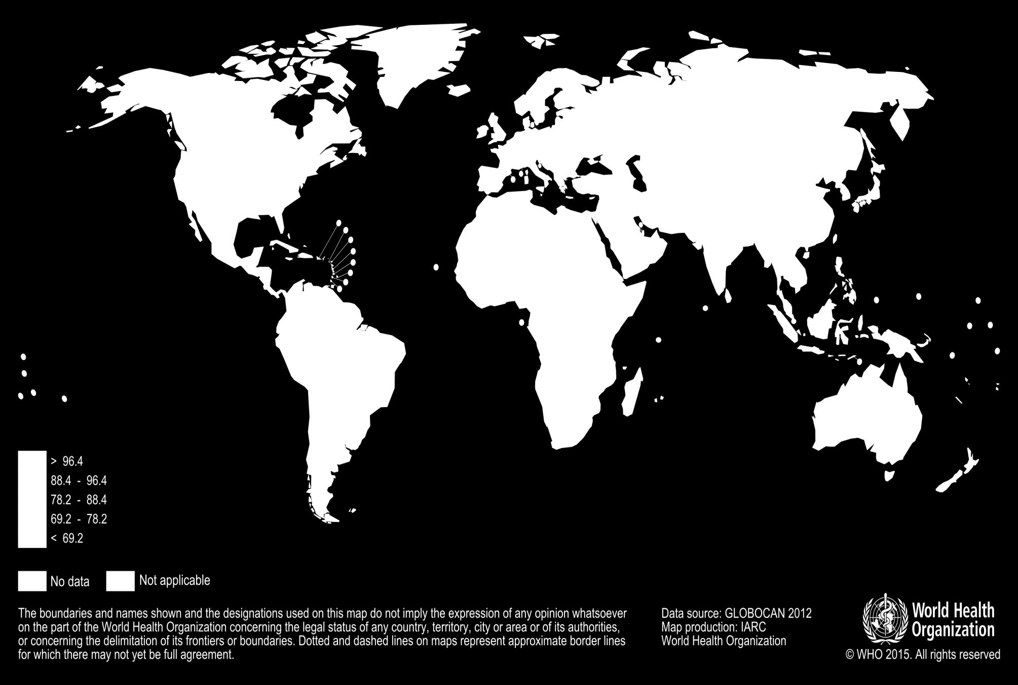 World map of cancer