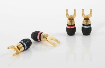 HDMI KÁBELEK QL GAS-H MKII spade connector Két-csavaros kialakítás a könnyű és megbízható krimpelés mentes és a saját krimpelésű csatlakozáshoz 24 karátos arany érintkezők - maximális jelátvitel és