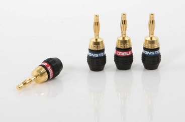 kapcsolathoz az optimális jelátvitelhez QL GFP-H MKII speaker cable connector FLEXPIN Két-csavaros kialakítás a könnyű és megbízható krimpelés mentes és a saját krimpelésű csatlakozáshoz 24 karátos
