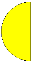 Körök, körívek rajzolása eljárás bkörív :r :fok :vastag :szín ismétlés :fok [előre :r*3,14159/180 balra 1] eljárás körív :r :fok :vastag :szín ismétlés :fok [előre :r*3,14159/180 jobbra 1] 4.