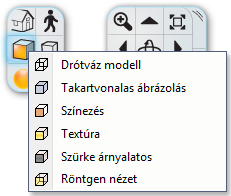 A különféle nevezetes nézetek közötti könnyű váltásnak köszönhetően bármikor ugyanilyen könnyedén beállíthat egy-egy speciális nézetet a 3D modellről, amikor erre szükség nyílik.