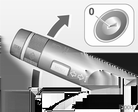 Világításkapcsoló 8 állásban: a hátsó ködlámpa csak az első ködlámpákkal együtt kapcsolható be.