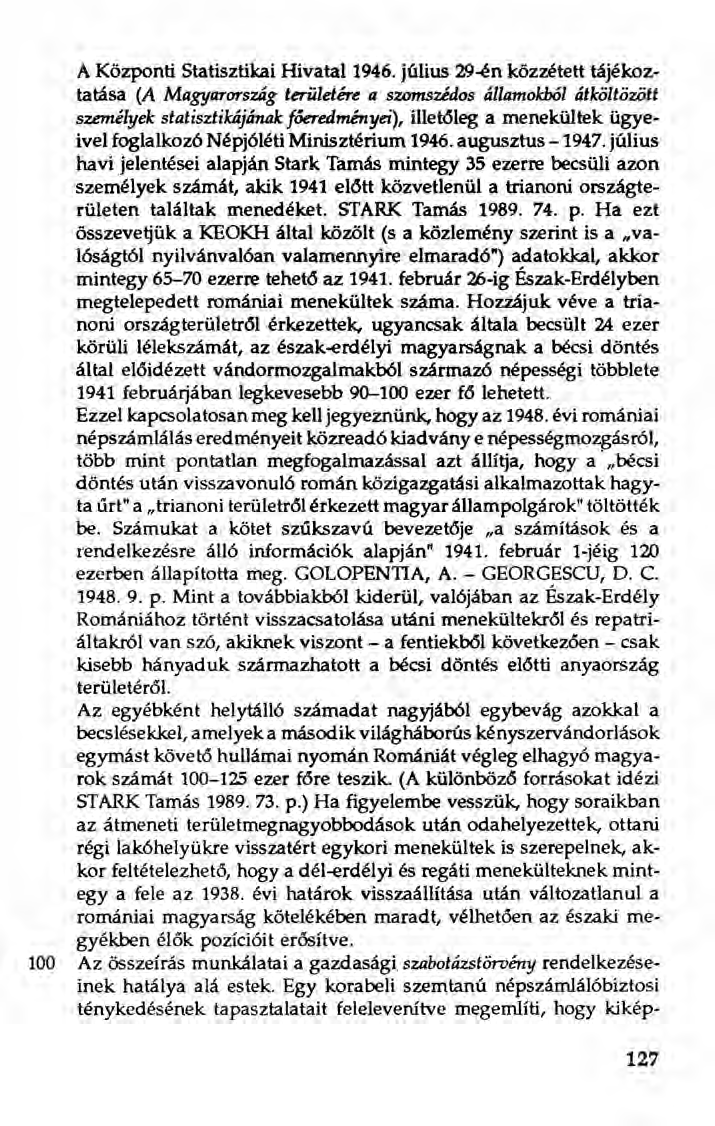 A Központi Statisztikai Hivatal 1946.