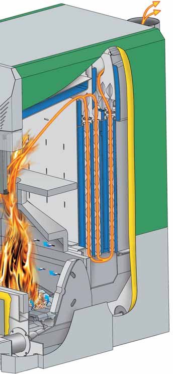 ...a HERZ firematic 80-301 berendezéseknél 9 8 Lambda-szondával vezérelt energiatakarékos égés 7 12 A beépített lambda-szonda folyamatosan felügyeli a füstgázértékeket, így mindig tökéletes égést