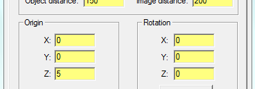 (Lines/unit) Lencse sugara (Outer radius) Lencse anyaga katalógusból