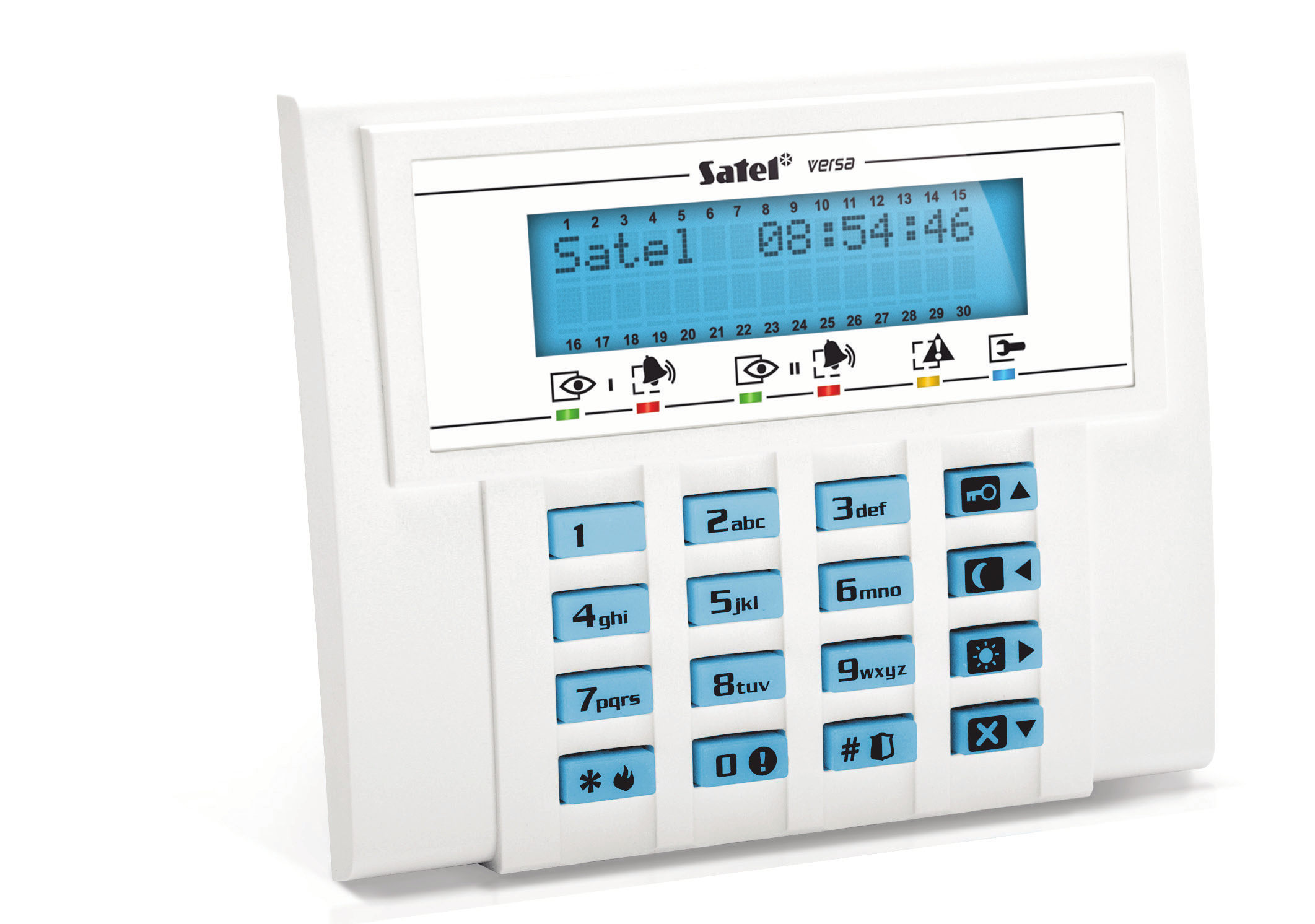 VERSA-LCDM-WH 10 080 Ft VERSA-LCD-GR 2 16 karakteres nagy LCD és 6 állapotjelző LED