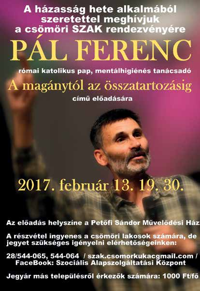 KÖNYVTÁR Februári rendezvények 3. péntek 18.00 Múltidéző filmvetítés, beszélgetés 6. hétfő 18.00 Irodalmi kávéház: izlandi írókról tart előadást Tiszai Árpádné magyartanár 7. kedd 18.