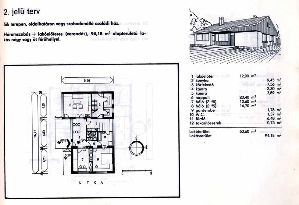 144 145 Családiház (típus) tervek Korszerű