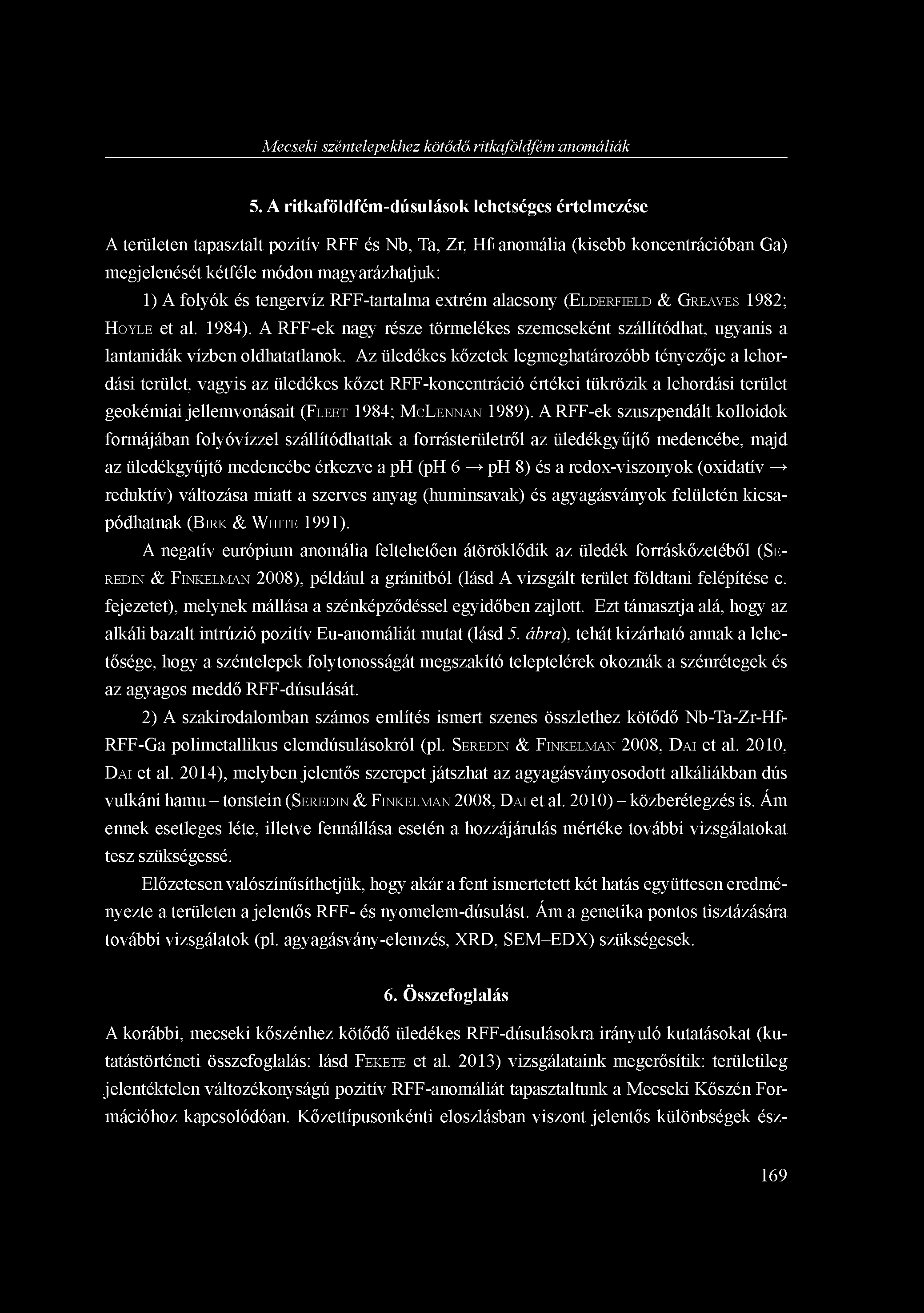Mecseki széntelepekhez kötődő ritkaföldfém anomáliák 5.