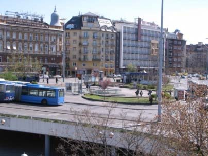 A 4/b. ábrán három olyan pont is látható, ahol több mint 3,5 C-os hősziget-intenzitást detektáltunk. Ilyen például a Mester utcában található 110-es vagy a Vásárcsarnok mögötti 209-es mérési helyek.