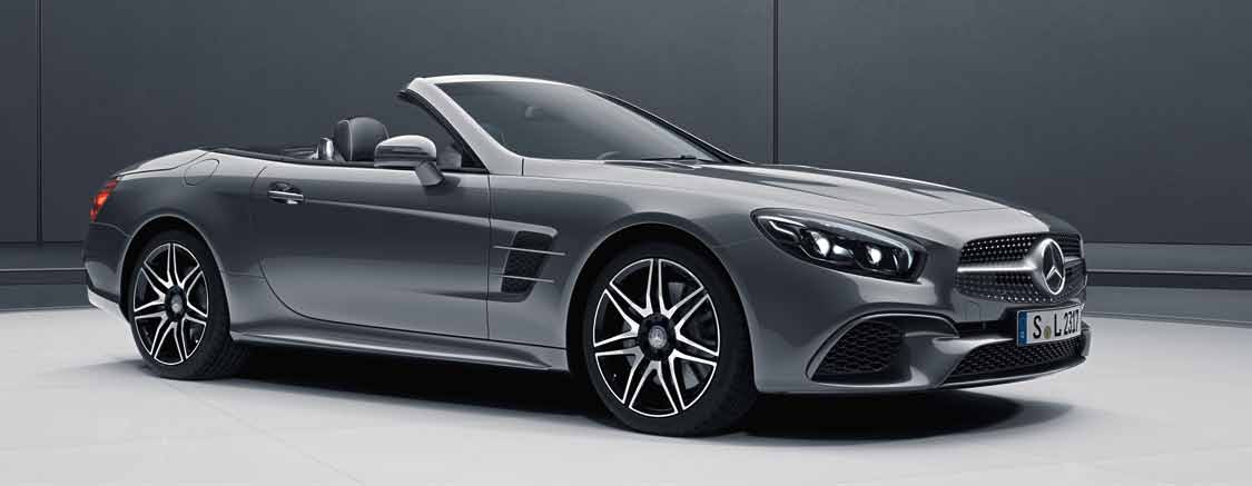 48 Az AMG Line. A sportfelszerelés. Egy SL-ben már alapkivitelben is dinamikusan élvezheti az élet napos oldalát az AMG Stylingnak köszönhetően.