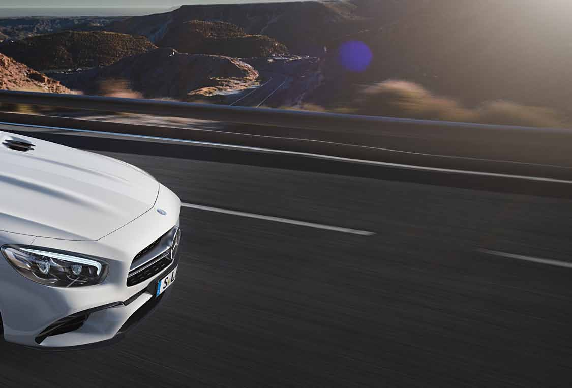 59 Erő és kontroll. A Mercedes-AMG SL 63 viharos lelkesedést vált ki.