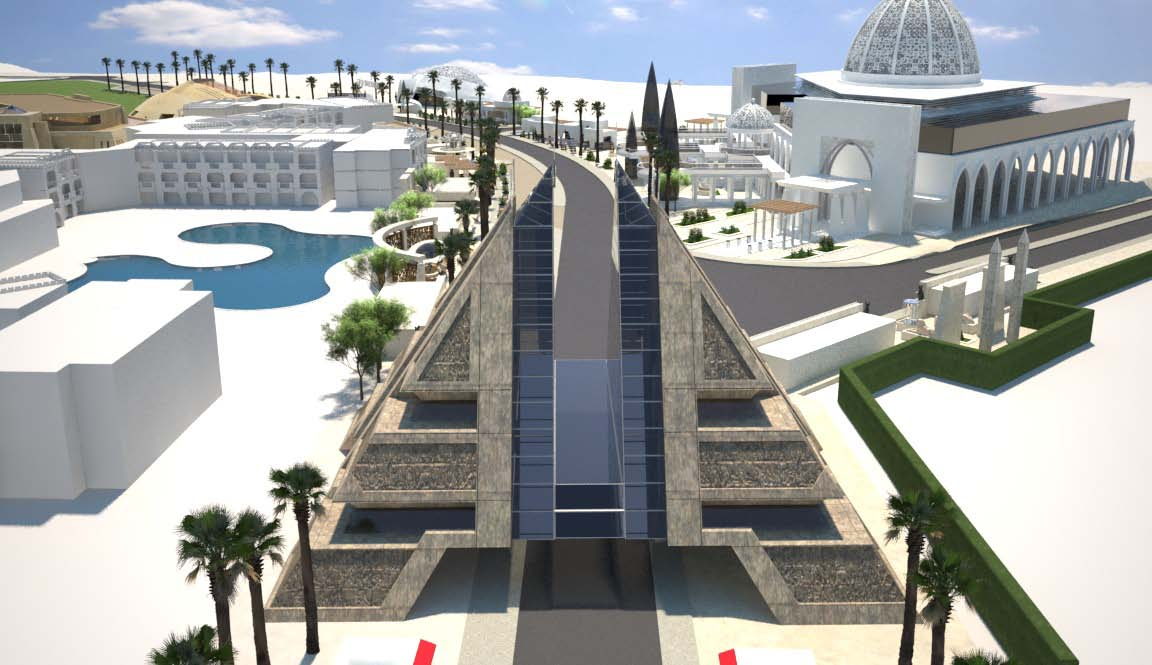 Egyiptom szálloda város Komplett építész és gépész terveket is mi szállítottunk az