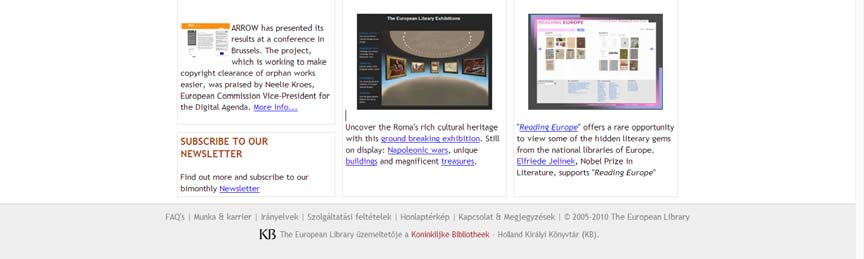 a kontinens 48 országának nemzeti könyvtári anyagaihoz: bibliográfiai rekordoktól a digitális objektumokig.