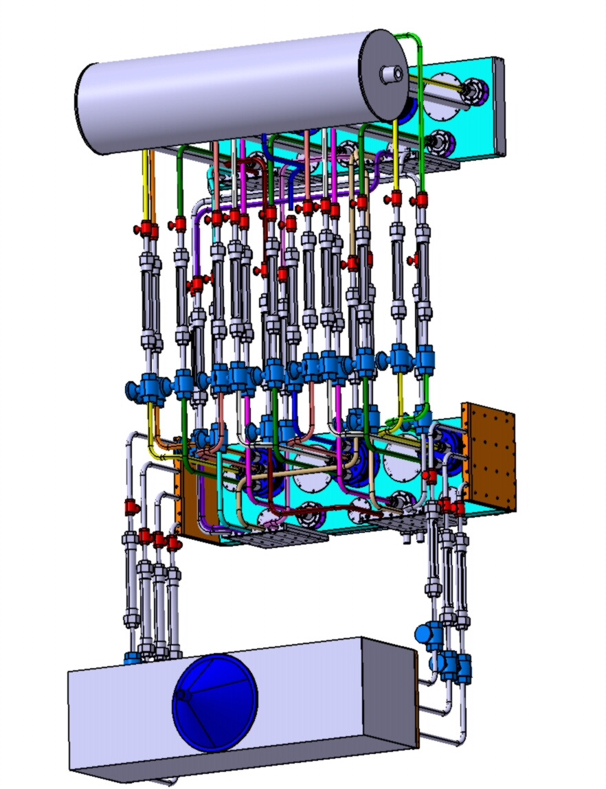 TBM manifold modellezése A TBM manifold 2. és 3.