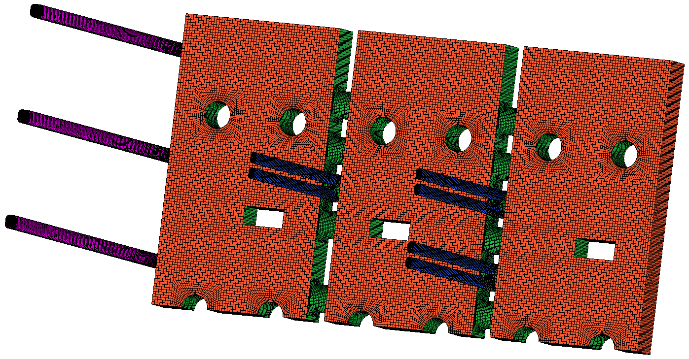 Az új manifold koncepció CFD modellje fejlesztés alatt Manifold 3.