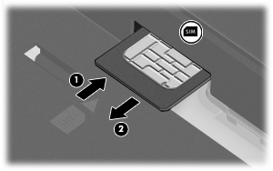 A SIM-kártya eltávolítása A SIM-kártya eltávolítása: 1. Állítsa le a számítógépet.