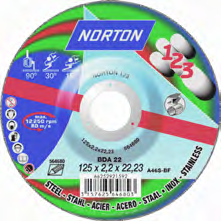 Quantum Fém-Inox tisztítókorongok A Norton Quantum fém-inox vágó-tisztítókorongok jellemzői a rendkívül gyors vágás, magas élettartam és kitűnő vágóképesség.