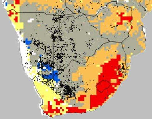 2014), amely Dél- Afrikában csak a szakirodalom szerinti telelőterületeken kívül, alig kutatott tájakon, viszont a mi telelőterületeink által