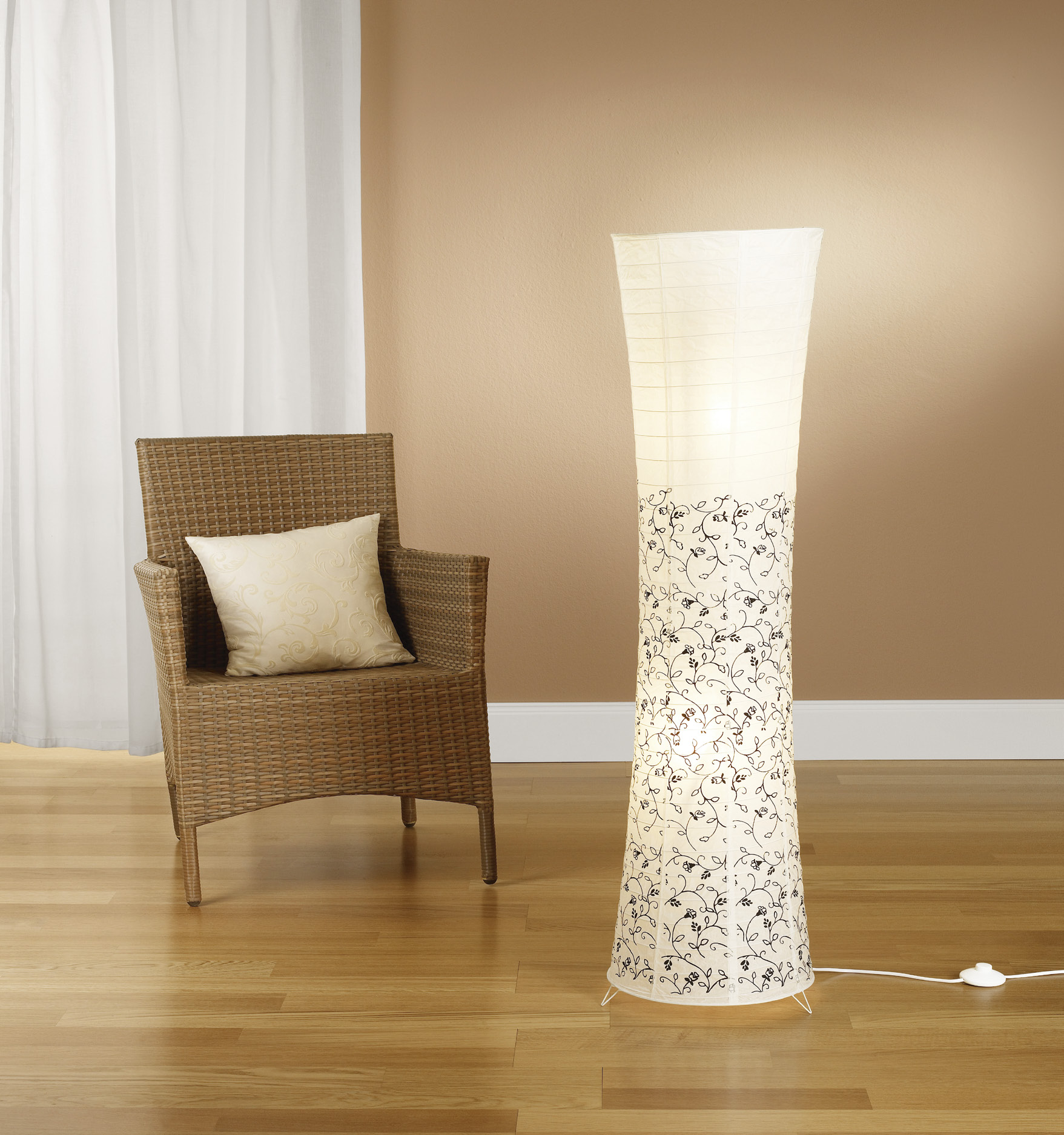1240/026L 1215/H26L 1229/026L Paper Floor Lamp Paper Floor Lamp Operation