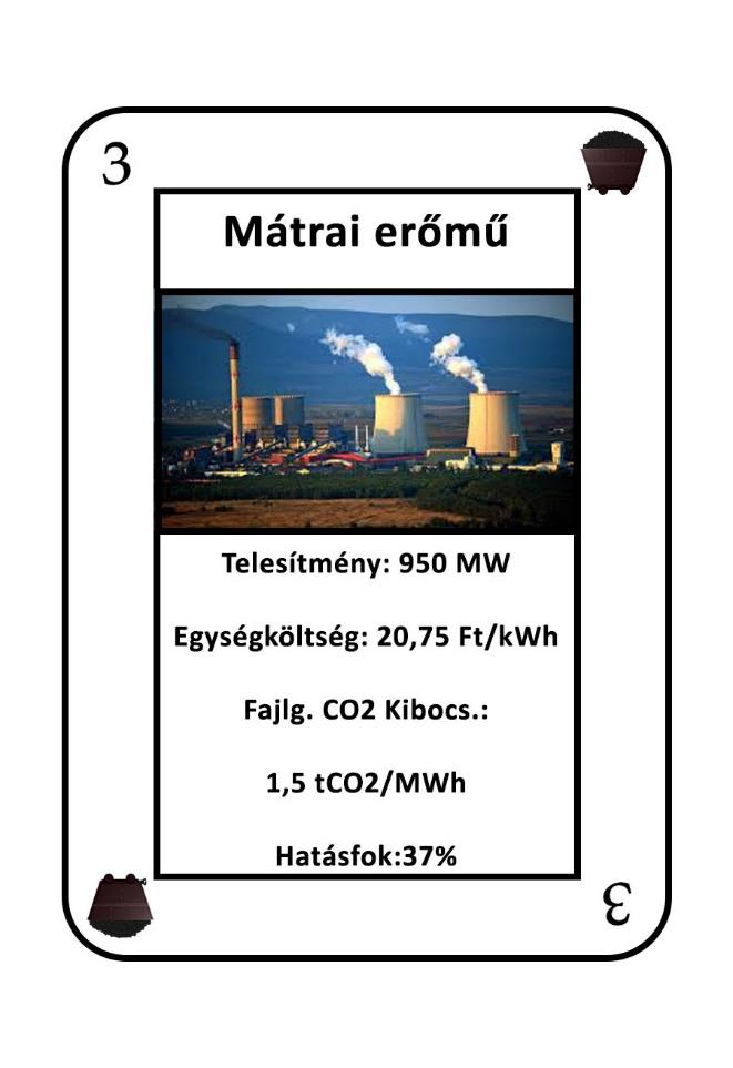 Társasjátékok Feladat: működő villamosenergia-rendszer