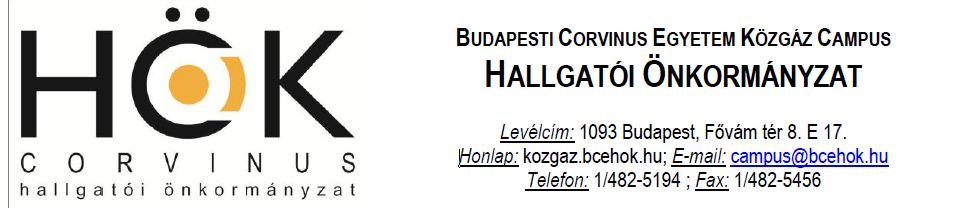 A Budapesti Corvinus Egyetem diákszervezeteinek akkreditációs rendje Leövey Gergely diákszervezeti referens 2011. február 15. Tartalomjegyzék 1. Határidők 1 2. Dokumentumok 2 3. Kritériumok 3 3.1. Próbaidő.