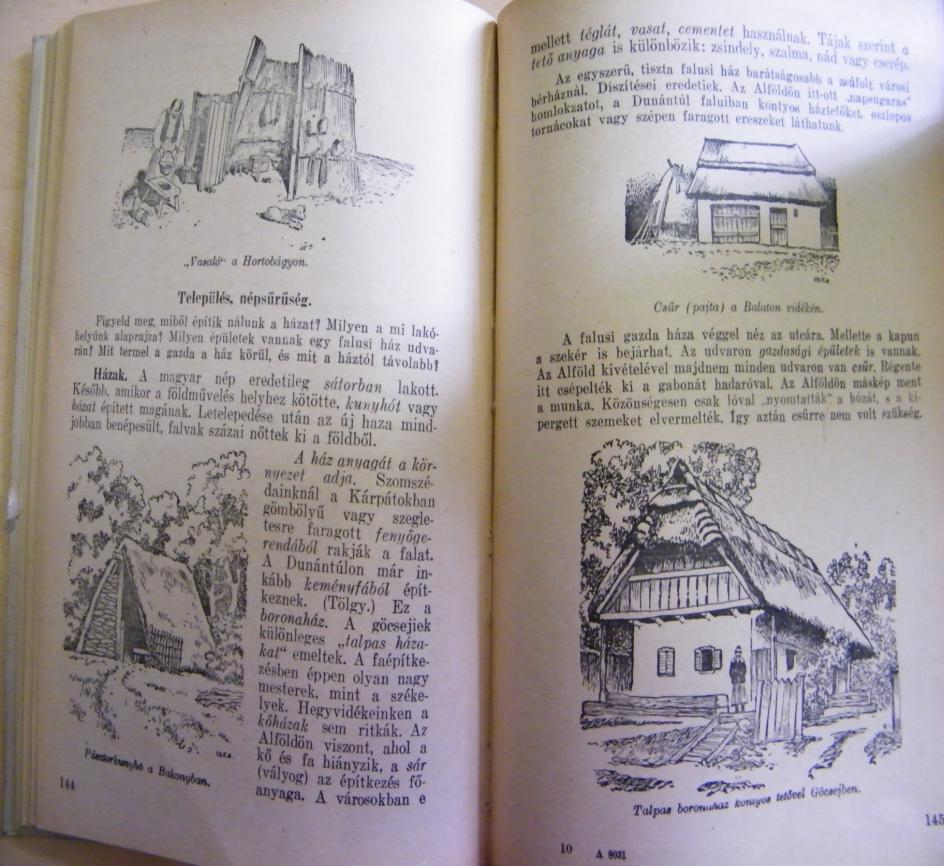 11. Föld- és néprajz tankönyvcsalád (1947-1948) Udvarhelyi