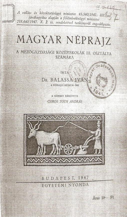 néprajz A VIII. osztály számára, 150.o. 14.