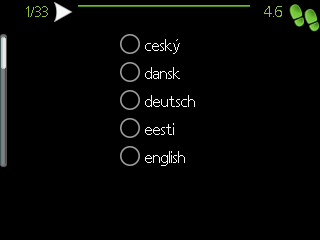Ha befejezte az írást, jelölje ki a "OK"-t és nyomja meg az OK gombot. Görgesse végig az ablakokat A menü több ablakból állhat.