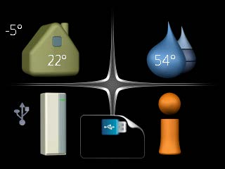 F1255 9 Óvatosan emelje ki a hűtőmodult. USB szerviz kimenet 8 5 D 6 A B 9 7 C Az F1155 kijelzője USB-csatlakozóval van ellátva.