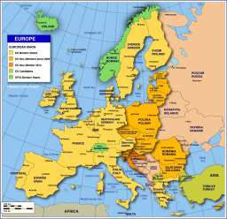 EURÓPAI UNIÓ 28 ország 505 millió ember Az EU jelképei 4 Az európai zászló