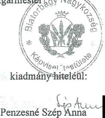 Kivonat Biatorbágy Nagyközség Képviseő-testüete 2007 május 14-én megtartott üésének jegyzőkönyvébő Biatorbágy Nagyközség Képviseő-testüete 79/2007 (0514)Öh sz határozata A fogyatékos szeméyek nappai