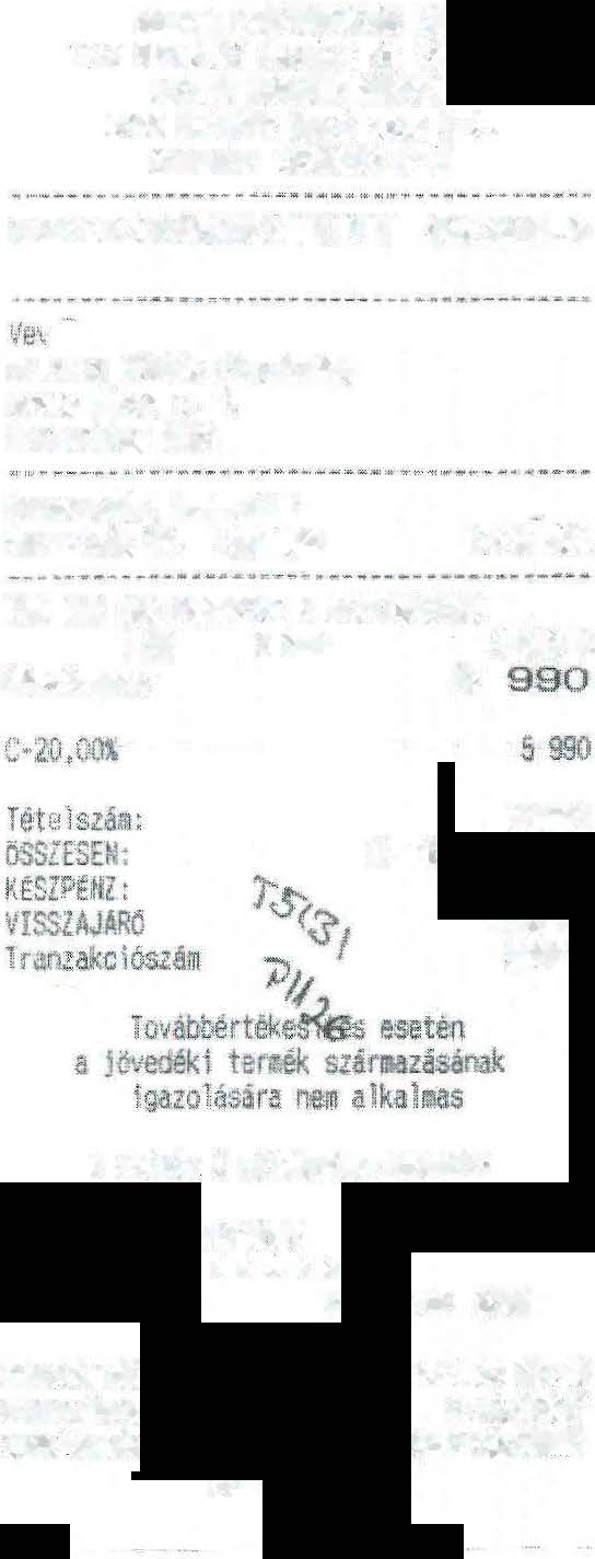 AUCHAN MAGYARCRSZAG Kft 1113 BLAPESf Bocskai út 134*146 AtICHM BIIDAMS" ARWA 2040 BUDA S Sport utca 2-4 Adószám: i33380372-44 EGYSZEROS1:TETT SZAMLA Ve\ Orss kós Aapitvány!