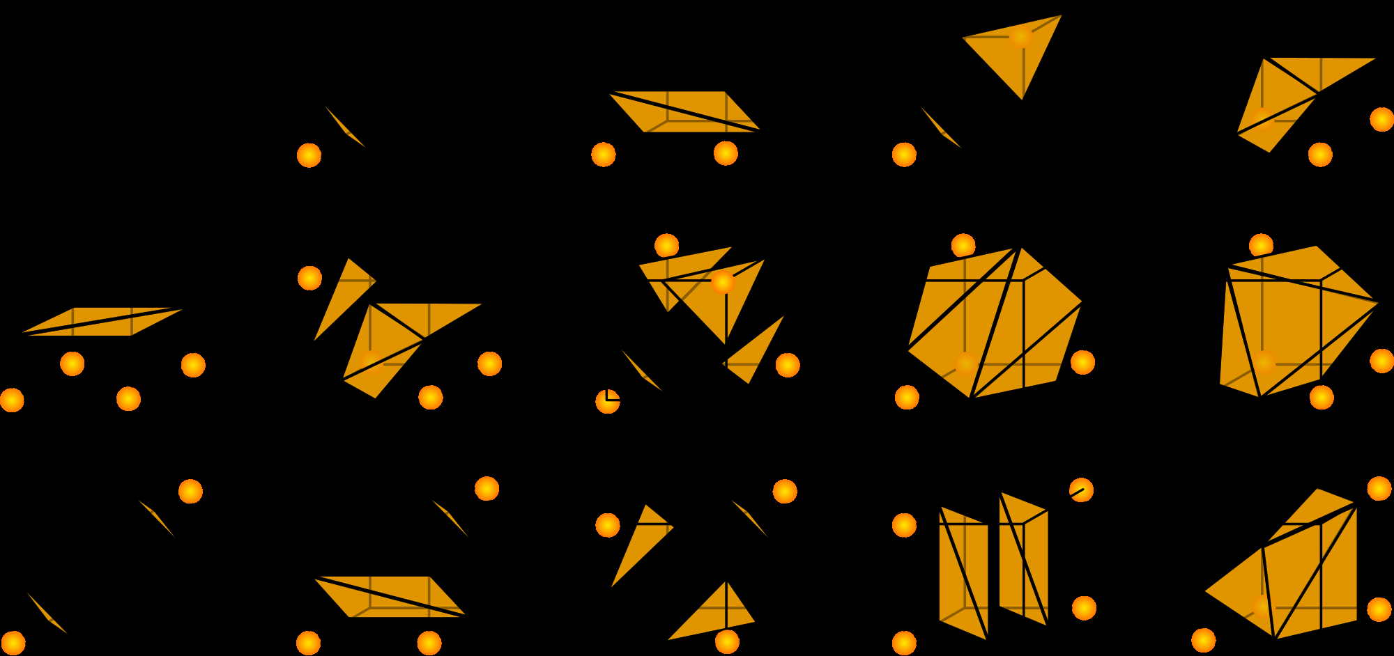 4.6. Textúrázás 4.7. ábra. A Marching Cubes algoritmus különböző esetei A munka első fázisa a valósidejű geometriai rekonstrukció volt.