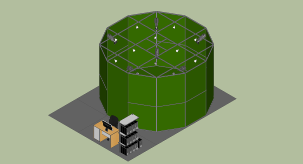 rukciót végző PC egy nagyteljesítményű Fermi architektúrás GF110 típusú grafikus processzorral szerelt GeForce 580 GTX videokártyával rendelkezik.