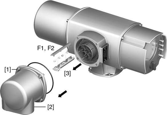 Hibaelhárítás G biztosíték az IEC 60127-2/III szerint Méret Feszültségkimenet (hálózati tápegység) = 24 V Feszültségkimenet (hálózati tápegység) = 115 V F4 5 x 20 mm 1.