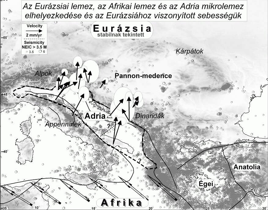 A korábbi geológiai, szeizmológiai és geodéziai adatokon alapuló tanulmányok mellett a Közép-Európai GPS Geodinamika Referencia hálózat és az európai permanens GPS állomásokból álló hálózat, az EUREF