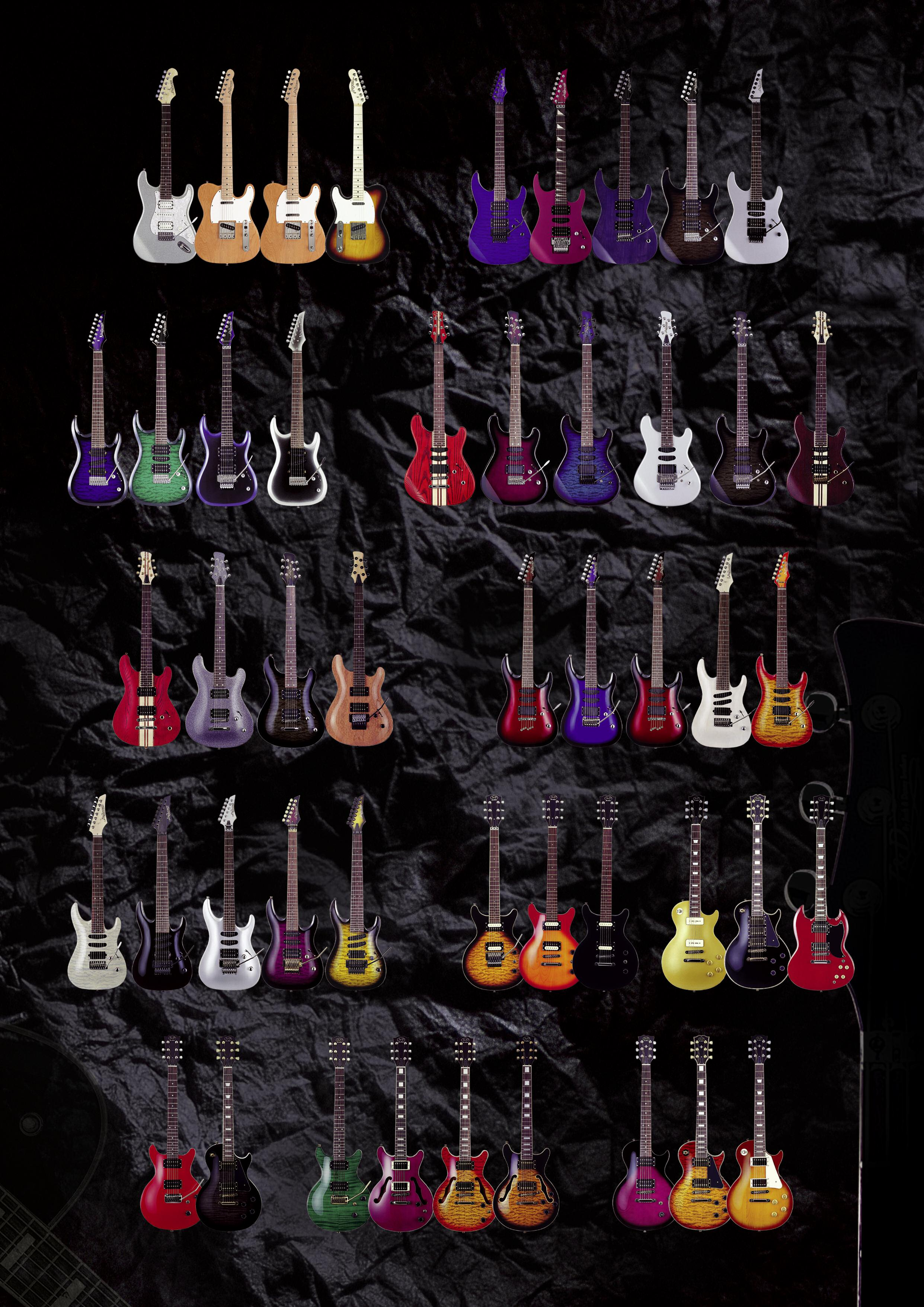 I-H hangszedõvel ellátott gitárok H-S-H hangszedõvel ellátott gitárok JD-DS 1(CS) JD-BOBO(BKS) JD-DS2(SGR) JD-DS3(PS) JD-DS5(CS) JD-DS6(VS) JD-L80(PS) JD-LS4(HB) JD-LS3(HB) JD-7906(SWT) JD-7907(BK)