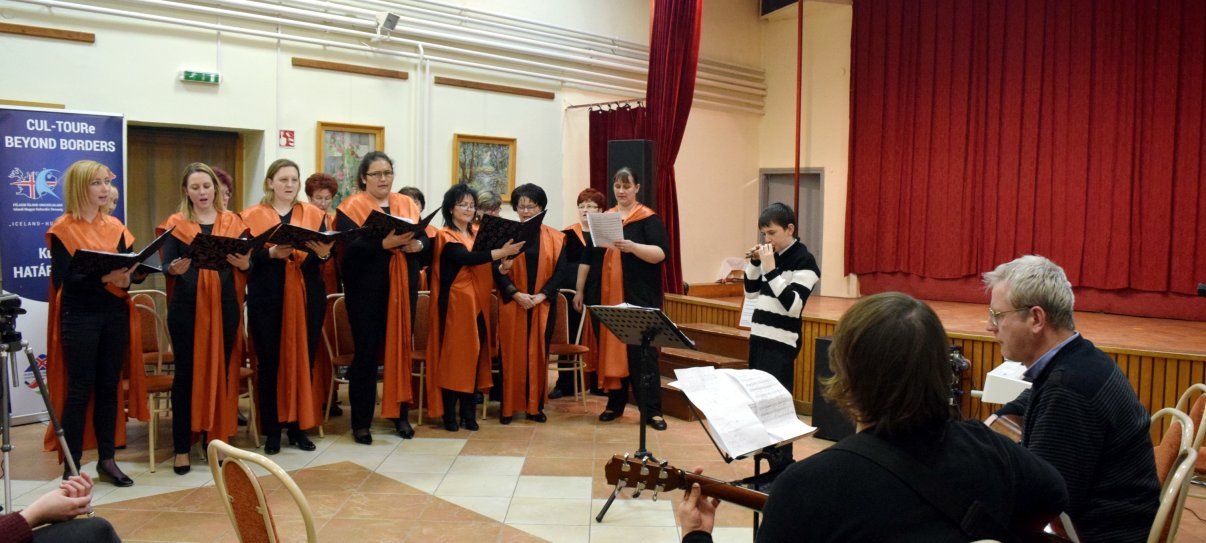PROJEKTTEVÉKENYSÉGEK KÉPEKBEN 52 Táncos-zenés produkció a nagyközönség számára, valamint fotókiállítás Dance-music production for the audience and photo exhibition 2017. január és 2017.