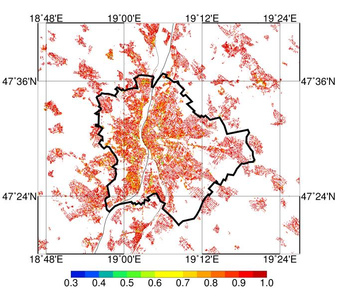 0 µm) Adatbázis AVHRR mérések alapján (Csiszár és Gutman,