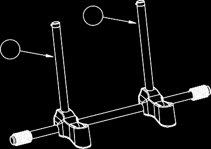 ) Ezek a szerelési útmutatók ugyanazok a -lépcsős és a négylépcsős létrákra. A szerelési rajzok négy lépcsős létrát mutatnak.